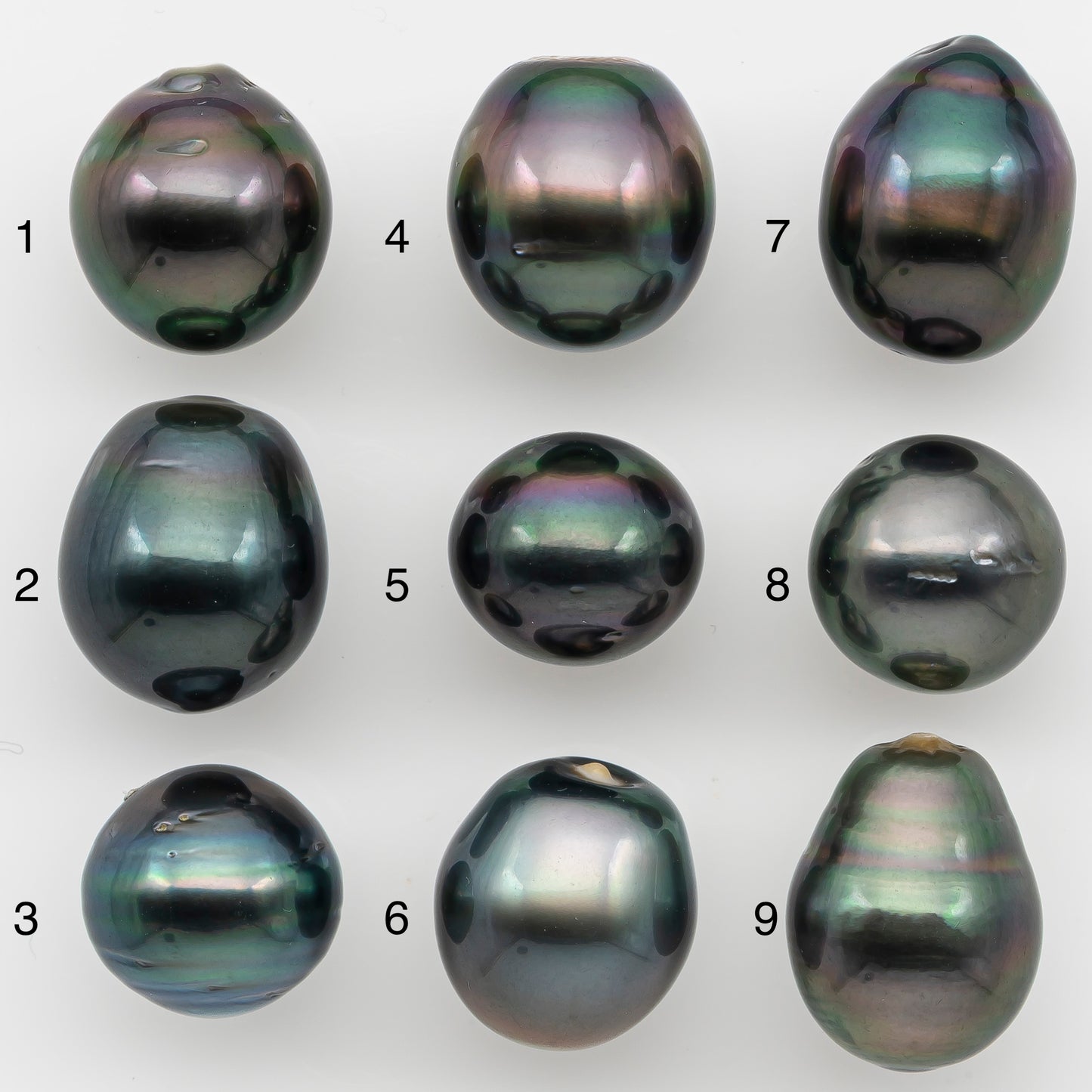 12-13mm Tahitian Pearl with Natural Color and Minor Blemishes, Loose Undrilled for Jewelry Making, SKU # 3376H