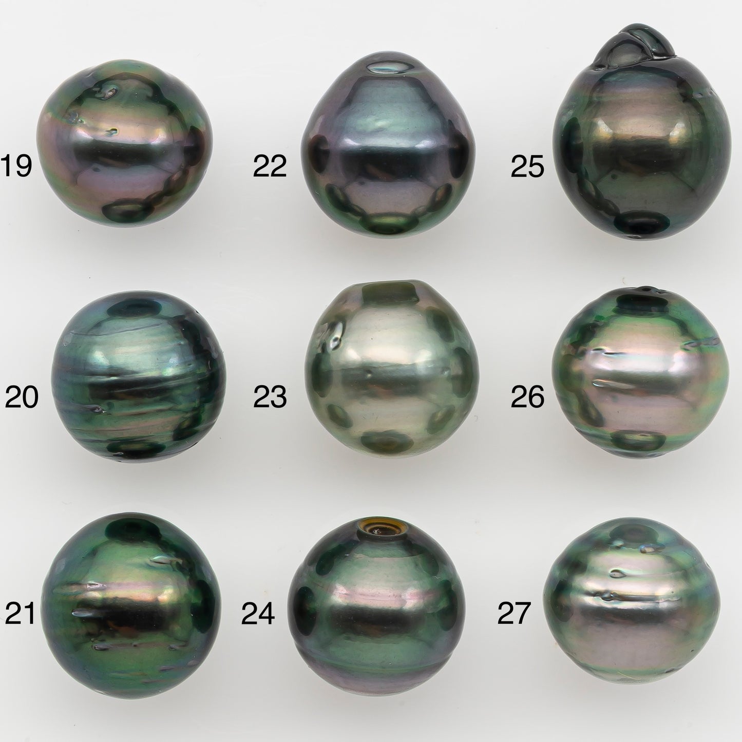 12-13mm Tahitian Pearl with Natural Color and Minor Blemishes, Loose Undrilled for Jewelry Making, SKU # 3376H