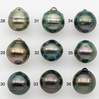 12-13mm Tahitian Pearl with Natural Color and Minor Blemishes, Loose Undrilled for Jewelry Making, SKU # 3376H