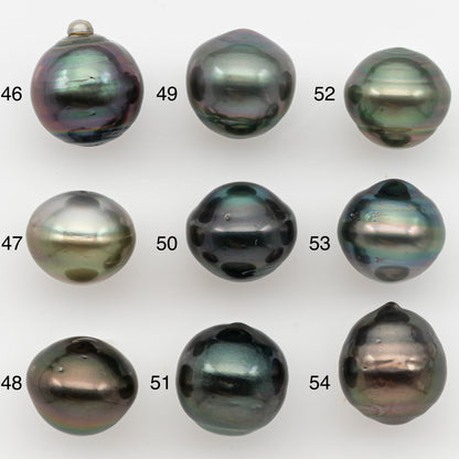 12-13mm Tahitian Pearl with Natural Color and Minor Blemishes, Loose Undrilled for Jewelry Making, SKU # 3376H