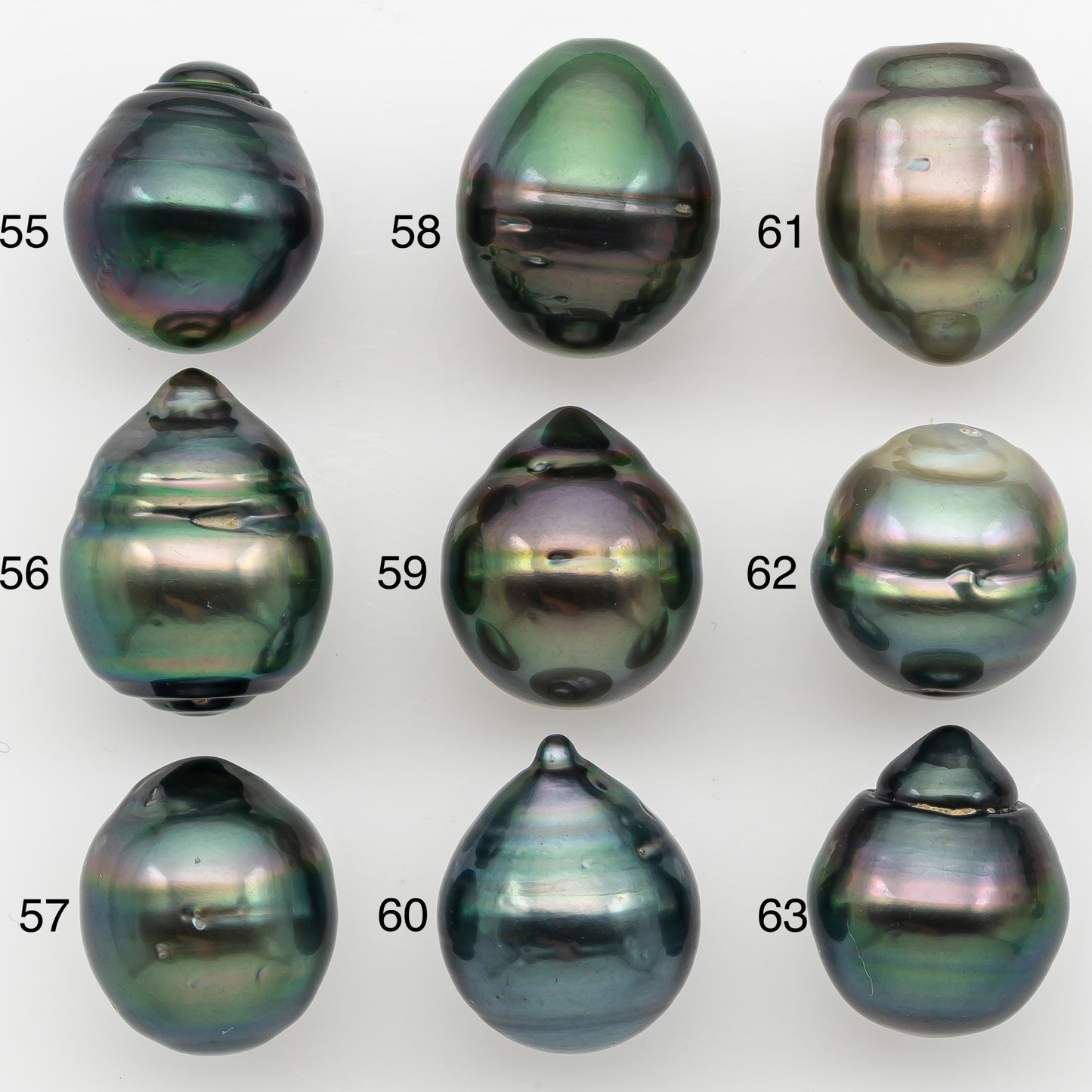 12-13mm Tahitian Pearl with Natural Color and Minor Blemishes, Loose Undrilled for Jewelry Making, SKU # 3376H