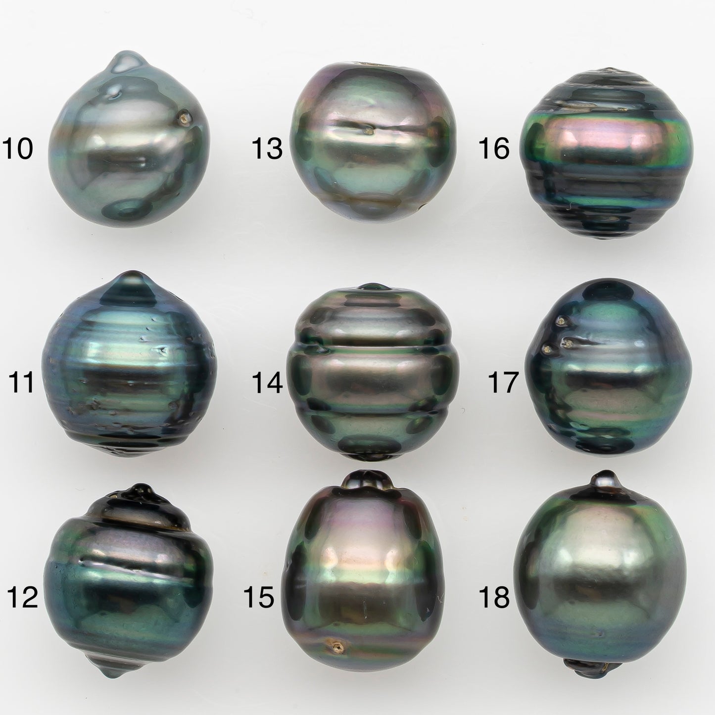 12-13mm Tahitian Pearl with Natural Color and Minor Blemishes, Loose Undrilled for Jewelry Making, SKU # 3377H