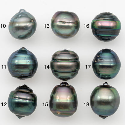 12-13mm Tahitian Pearl with Natural Color and Minor Blemishes, Loose Undrilled for Jewelry Making, SKU # 3377H