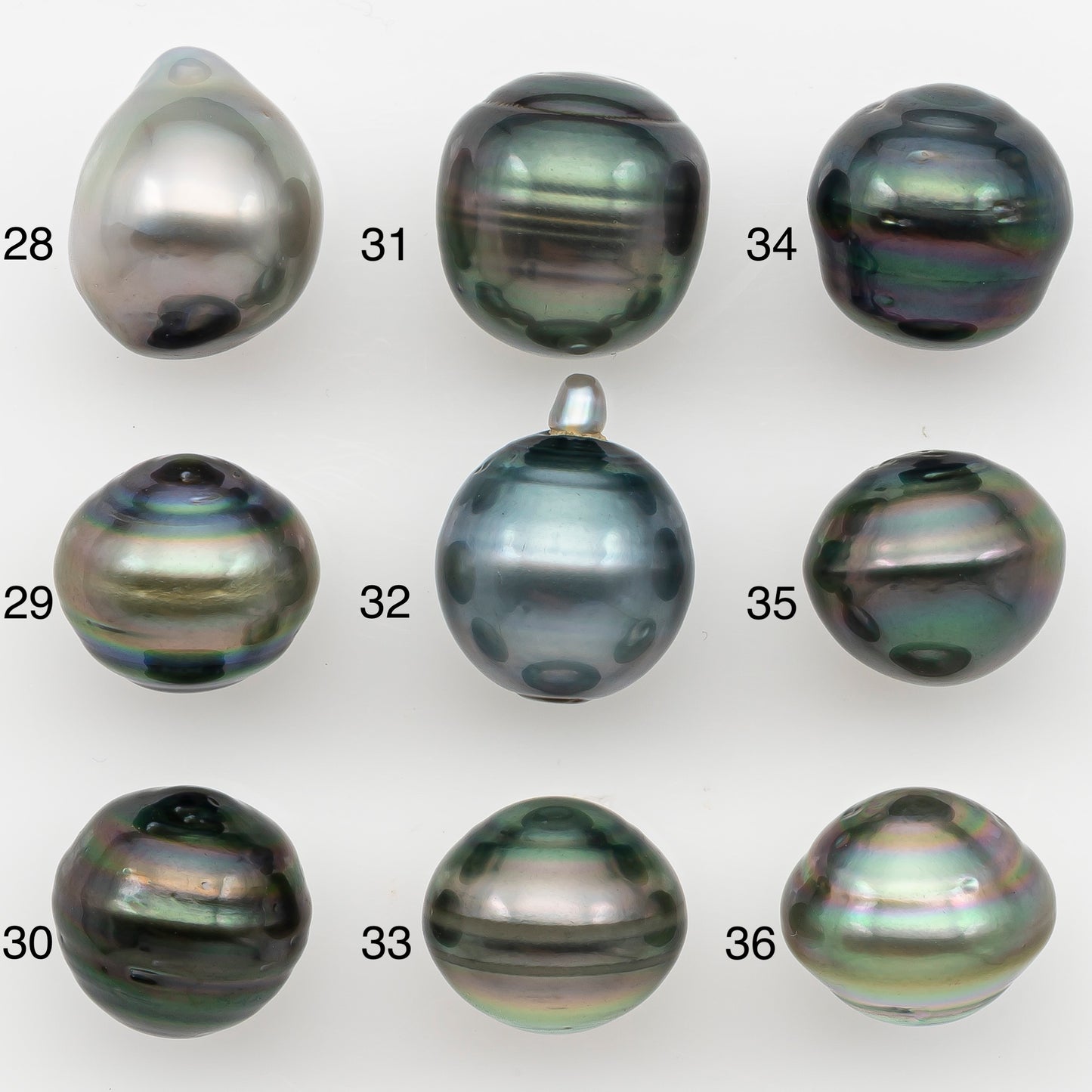 12-13mm Tahitian Pearl with Natural Color and Minor Blemishes, Loose Undrilled for Jewelry Making, SKU # 3377H