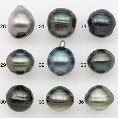 12-13mm Tahitian Pearl with Natural Color and Minor Blemishes, Loose Undrilled for Jewelry Making, SKU # 3377H