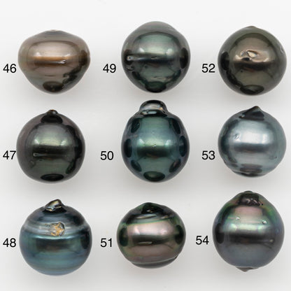 12-13mm Tahitian Pearl with Natural Color and Minor Blemishes, Loose Undrilled for Jewelry Making, SKU # 3377H
