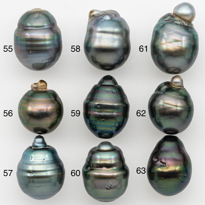 12-13mm Tahitian Pearl with Natural Color and Minor Blemishes, Loose Undrilled for Jewelry Making, SKU # 3377H