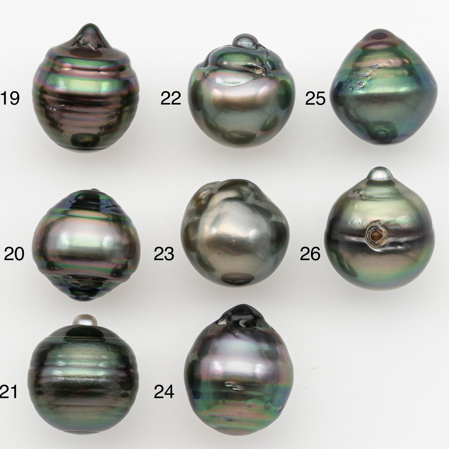 12-13mm Tahitian Pearl with Natural Color and Minor Blemishes, Loose Undrilled for Jewelry Making, SKU # 3378H