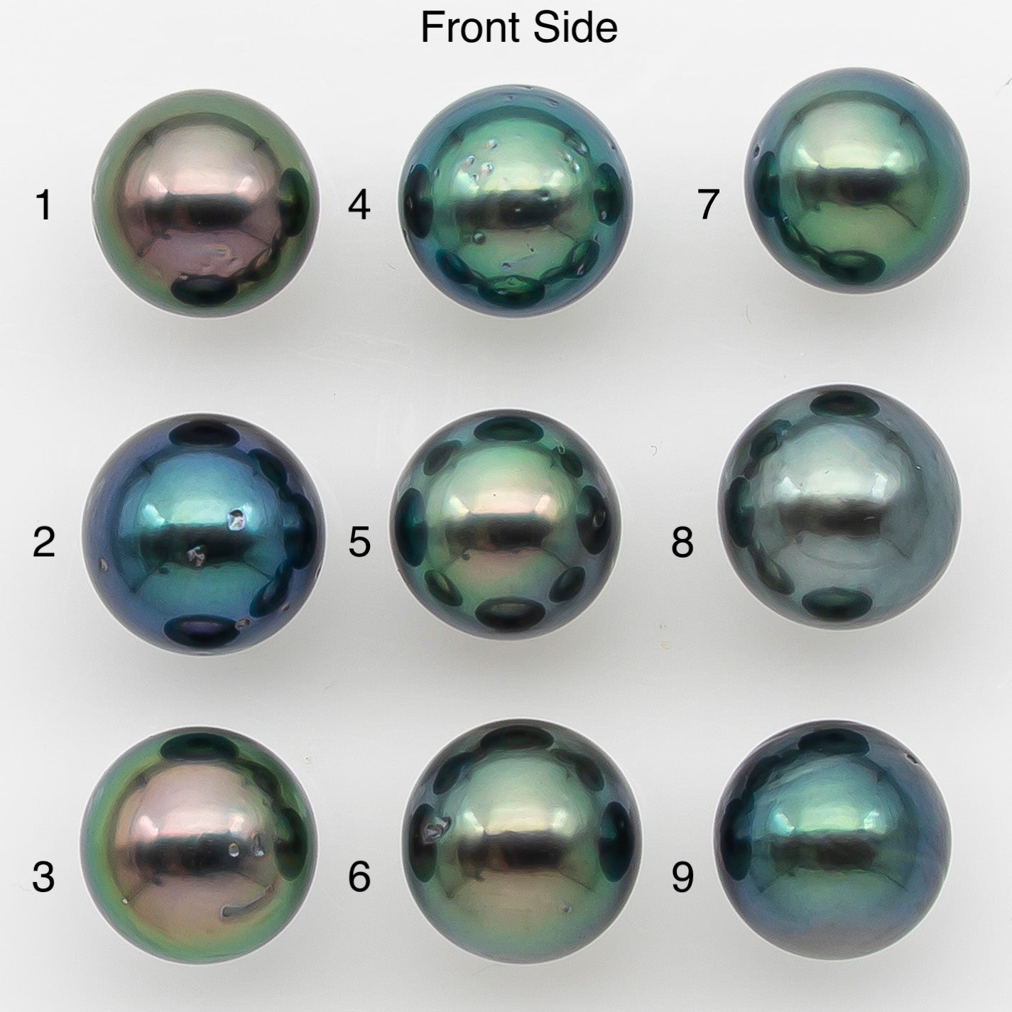 9-10mm Tahitian Pearl with Natural Color and Minor Blemishes, Loose Undrilled for Jewelry Making, SKU # 3389H