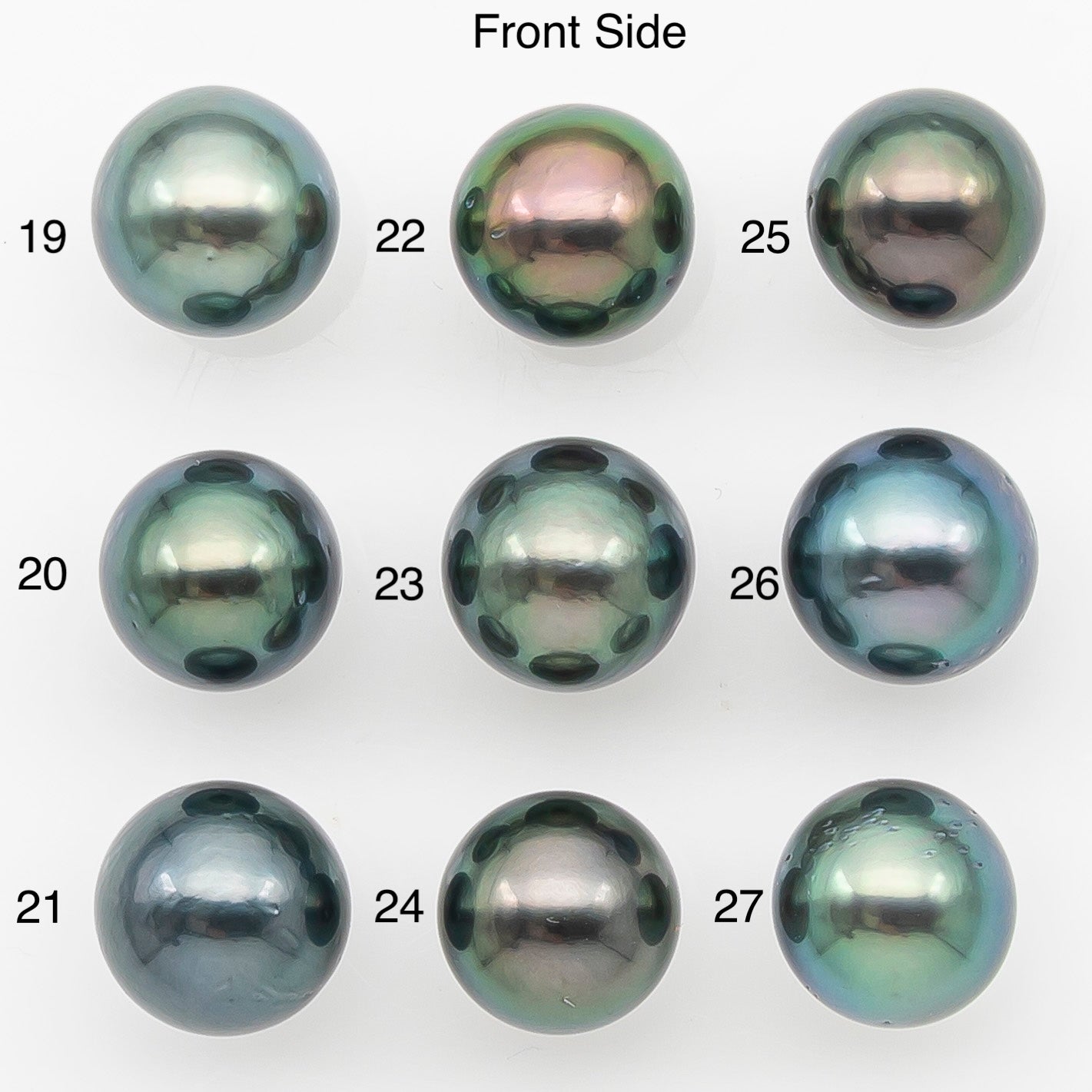 9-10mm Tahitian Pearl with Natural Color and Minor Blemishes, Loose Undrilled for Jewelry Making, SKU # 3389H
