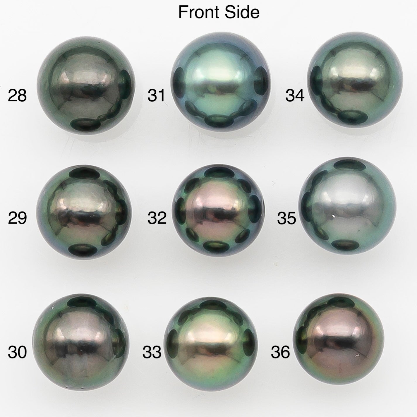 9-10mm Tahitian Pearl with Natural Color and Minor Blemishes, Loose Undrilled for Jewelry Making, SKU # 3389H