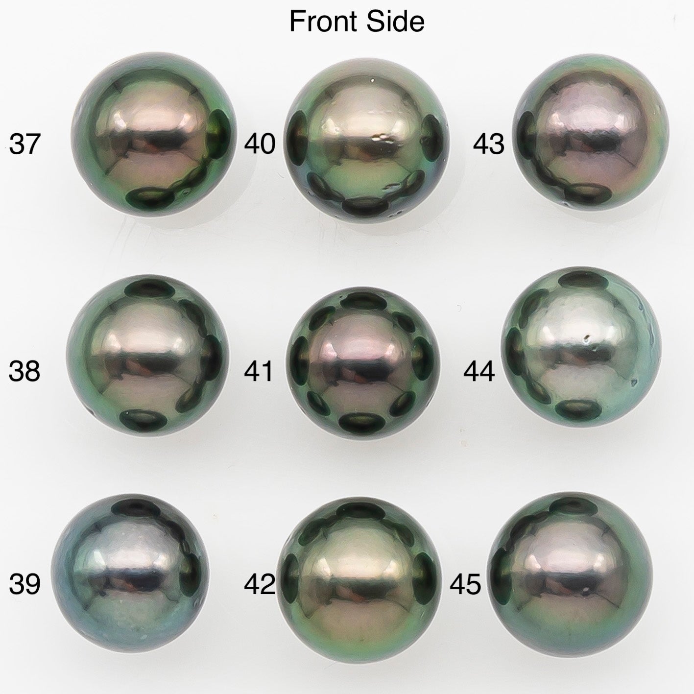 9-10mm Tahitian Pearl with Natural Color and Minor Blemishes, Loose Undrilled for Jewelry Making, SKU # 3389H