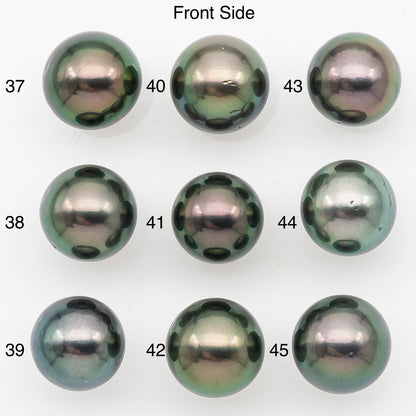 9-10mm Tahitian Pearl with Natural Color and Minor Blemishes, Loose Undrilled for Jewelry Making, SKU # 3389H