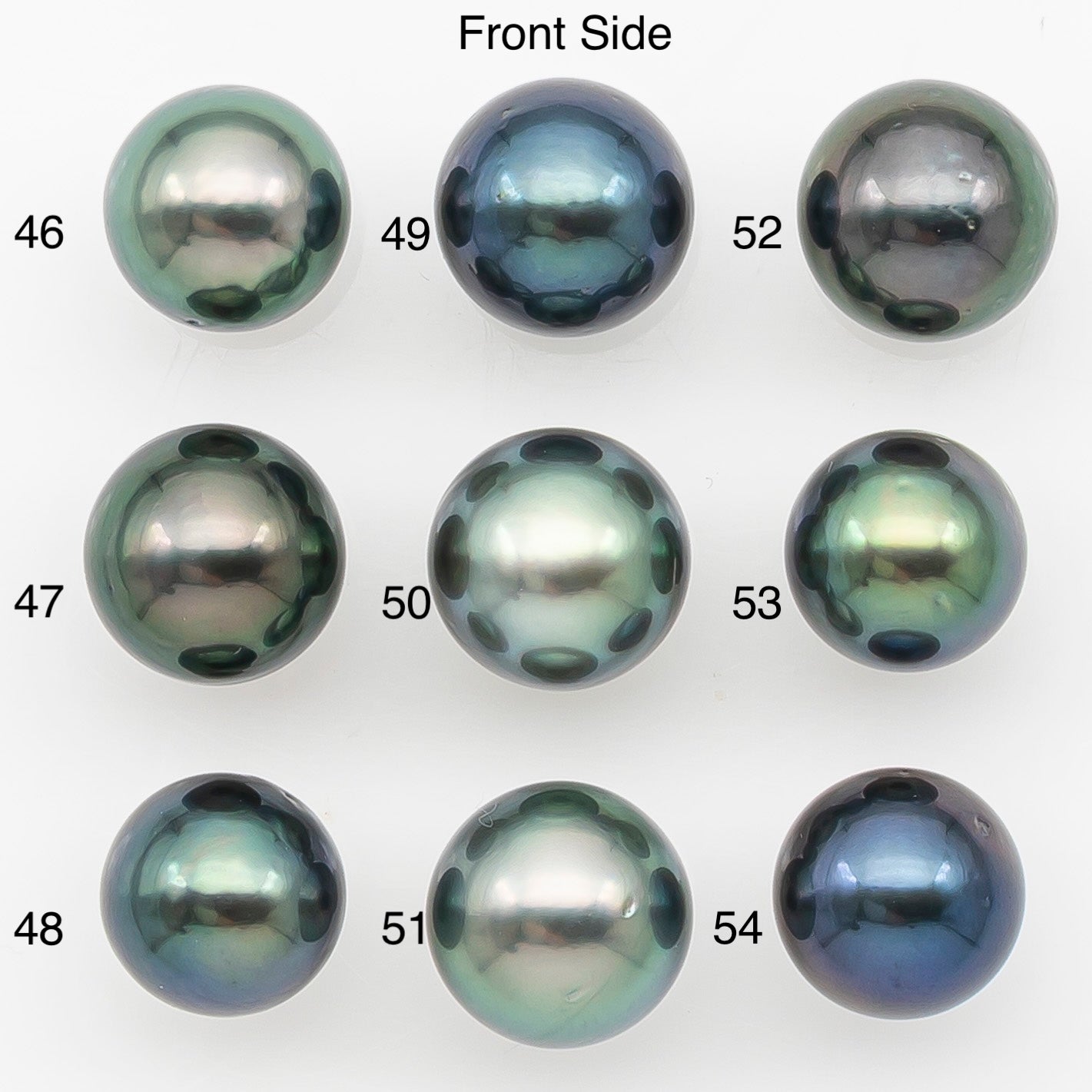 9-10mm Tahitian Pearl with Natural Color and Minor Blemishes, Loose Undrilled for Jewelry Making, SKU # 3389H