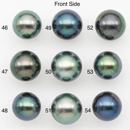 9-10mm Tahitian Pearl with Natural Color and Minor Blemishes, Loose Undrilled for Jewelry Making, SKU # 3389H