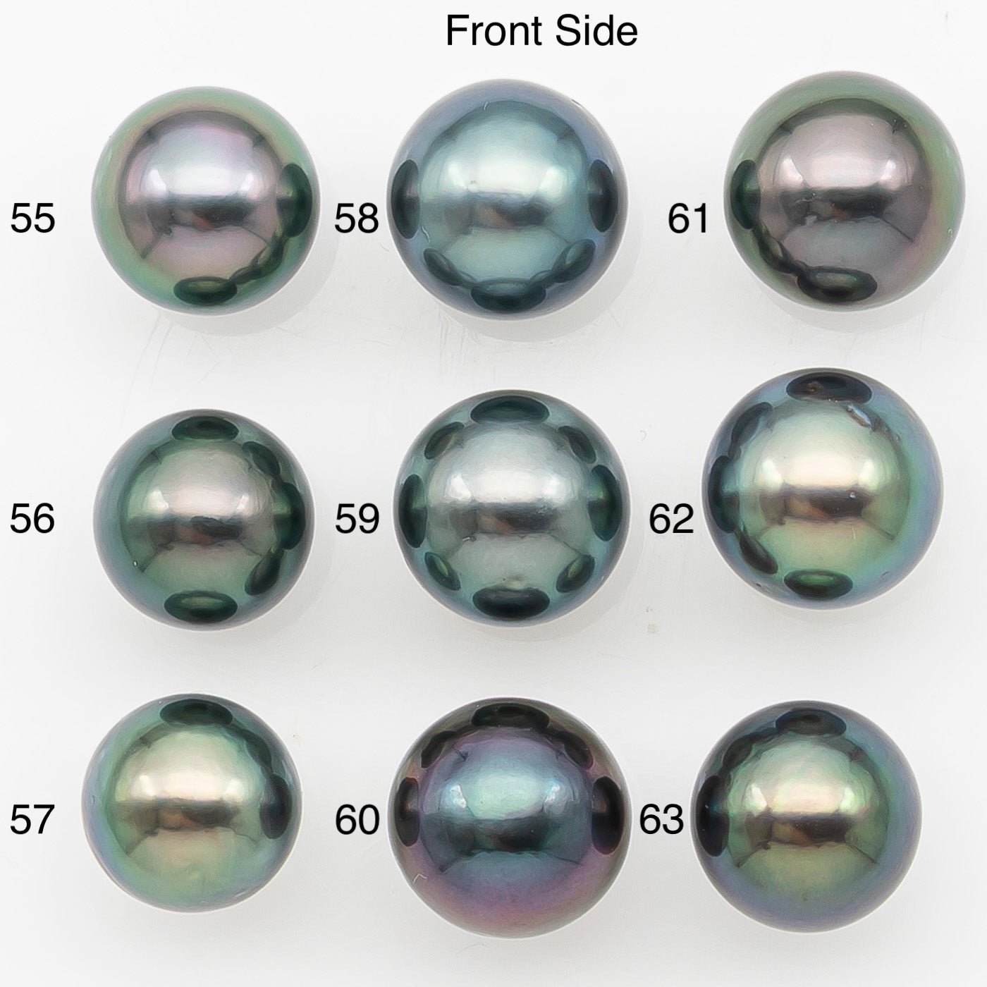 9-10mm Tahitian Pearl with Natural Color and Minor Blemishes, Loose Undrilled for Jewelry Making, SKU # 3389H