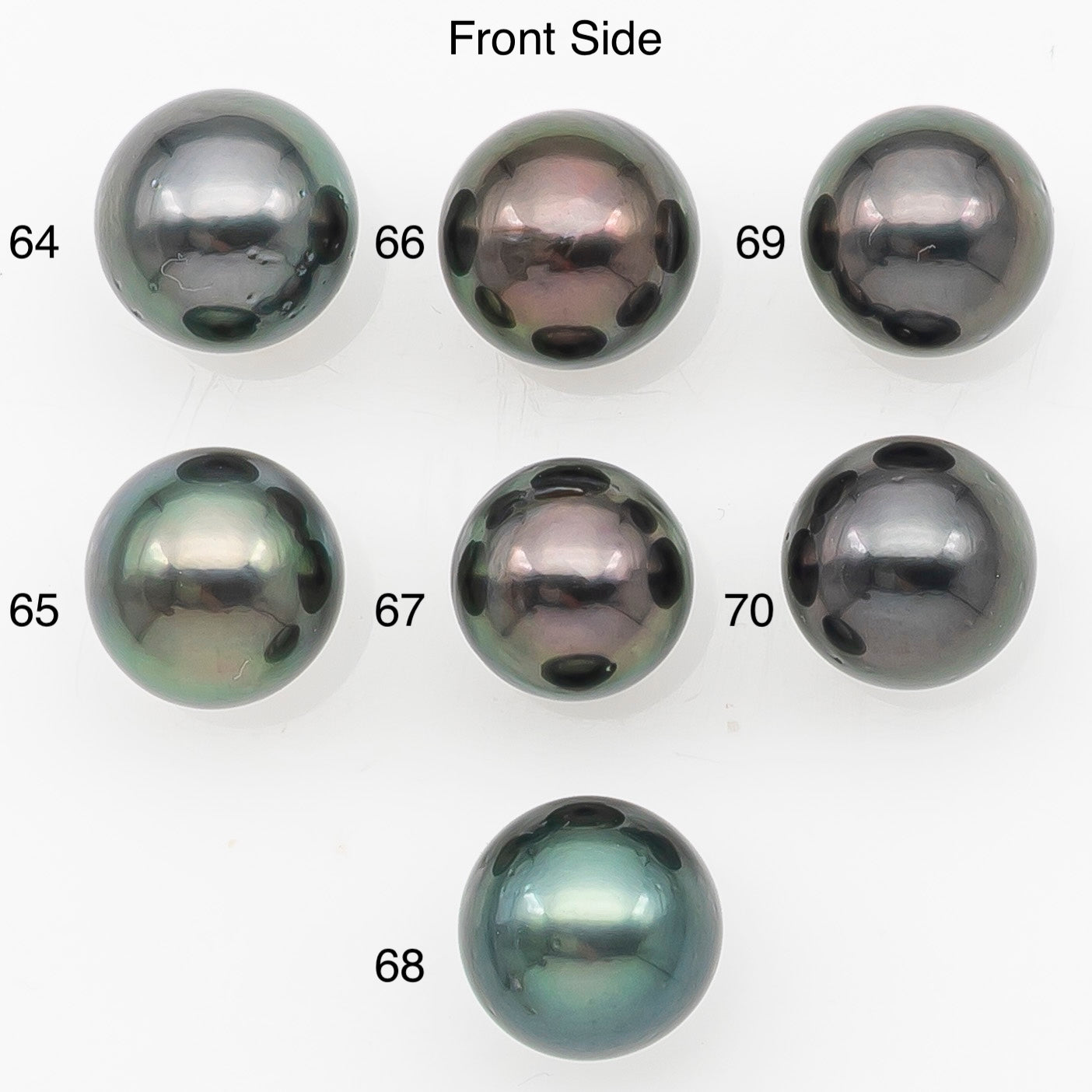 9-10mm Tahitian Pearl with Natural Color and Minor Blemishes, Loose Undrilled for Jewelry Making, SKU # 3389H