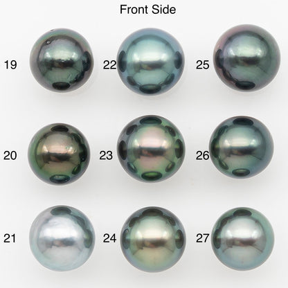 9-10mm Tahitian Pearl with Natural Color and Minor Blemishes, Loose Undrilled for Jewelry Making, SKU # 3390H