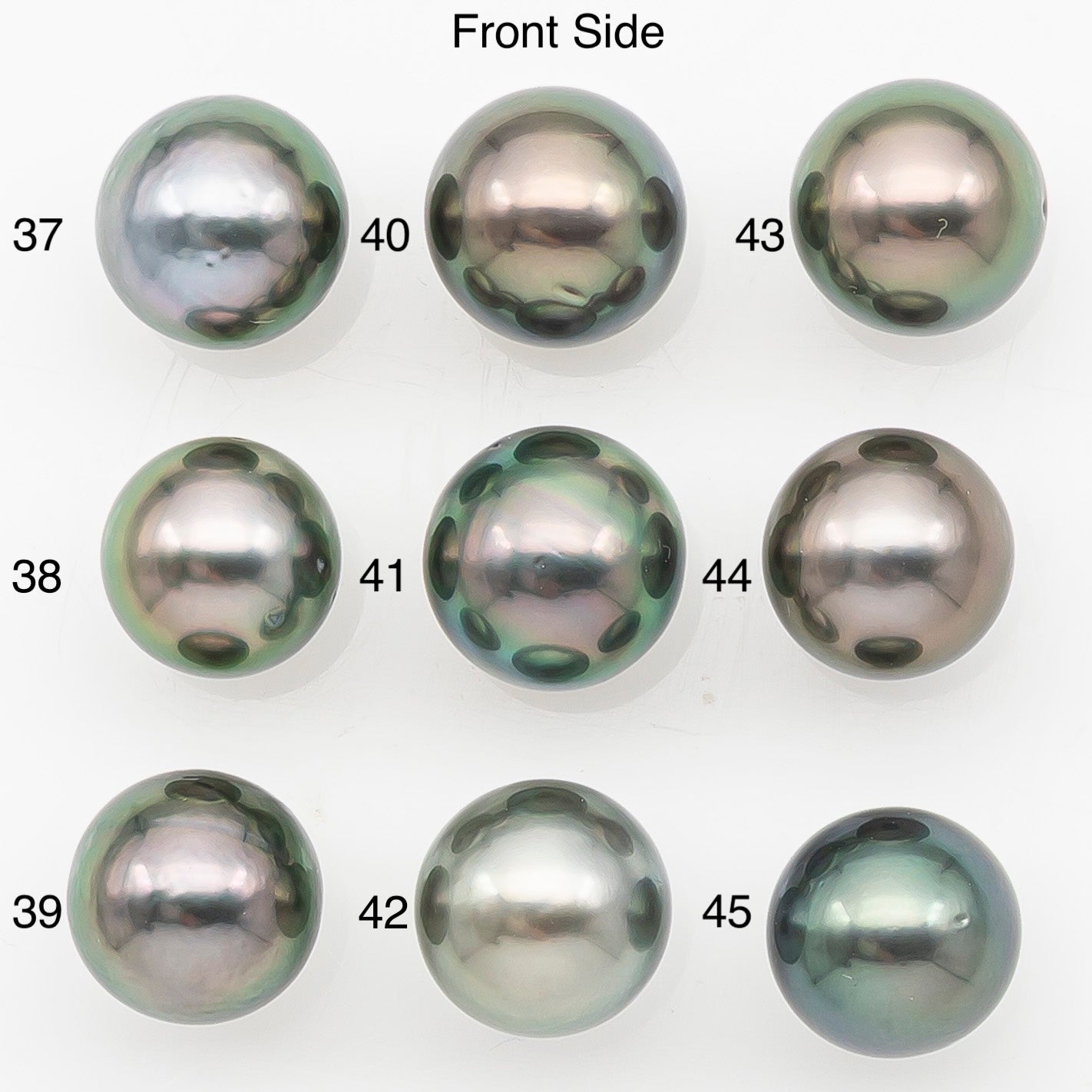 9-10mm Tahitian Pearl with Natural Color and Minor Blemishes, Loose Undrilled for Jewelry Making, SKU # 3390H