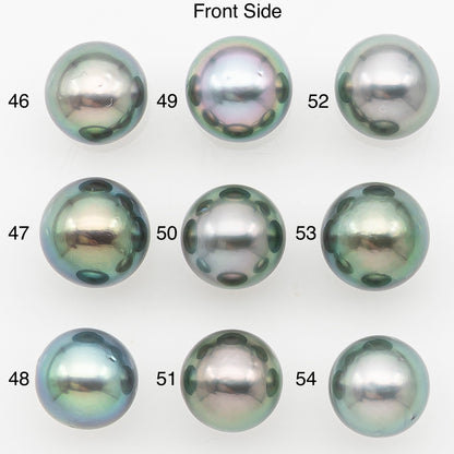 9-10mm Tahitian Pearl with Natural Color and Minor Blemishes, Loose Undrilled for Jewelry Making, SKU # 3390H