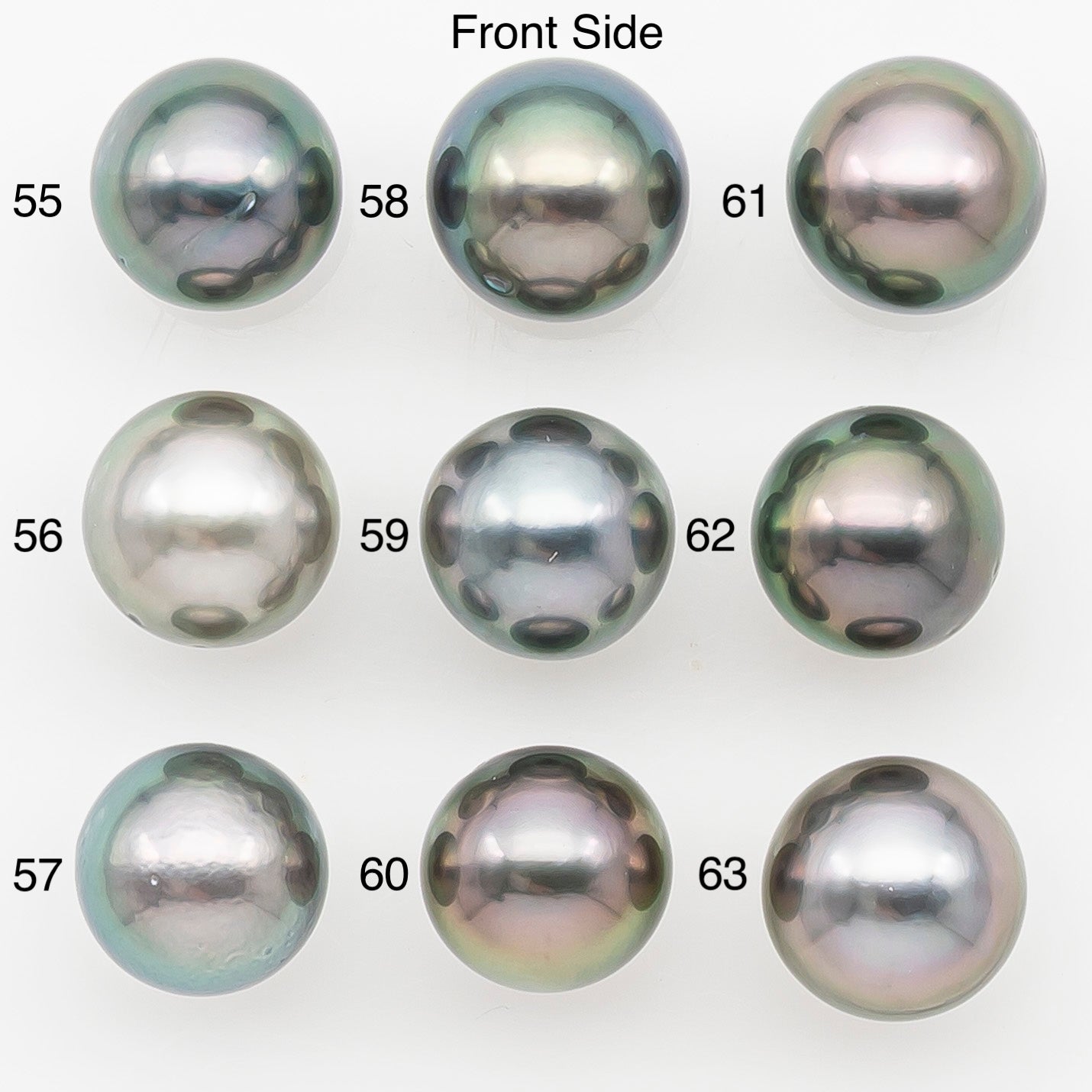 9-10mm Tahitian Pearl with Natural Color and Minor Blemishes, Loose Undrilled for Jewelry Making, SKU # 3390H