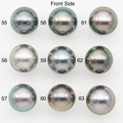 9-10mm Tahitian Pearl with Natural Color and Minor Blemishes, Loose Undrilled for Jewelry Making, SKU # 3390H