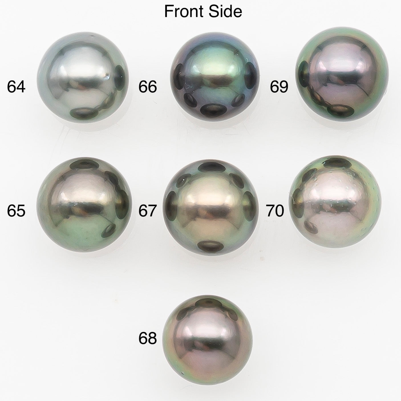 9-10mm Tahitian Pearl with Natural Color and Minor Blemishes, Loose Undrilled for Jewelry Making, SKU # 3390H