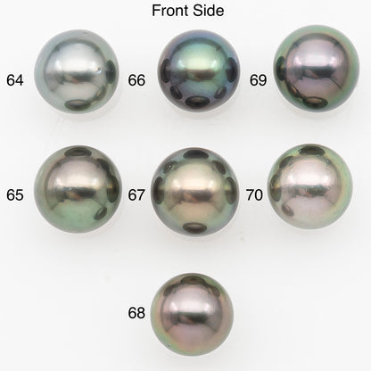 9-10mm Tahitian Pearl with Natural Color and Minor Blemishes, Loose Undrilled for Jewelry Making, SKU # 3390H