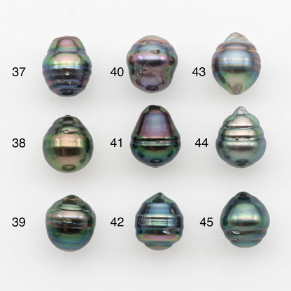 9-10mm Tahitian Pearl, Loose Undrilled with High Luster and Blemishes for Jewelry Making, SKU # 2885TH