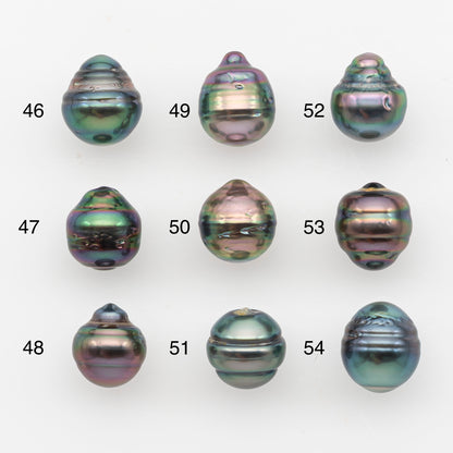 9-10mm Tahitian Pearl, Loose Undrilled with High Luster and Blemishes for Jewelry Making, SKU # 2885TH