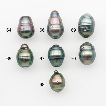 9-10mm Tahitian Pearl, Loose Undrilled with High Luster and Blemishes for Jewelry Making, SKU # 2885TH