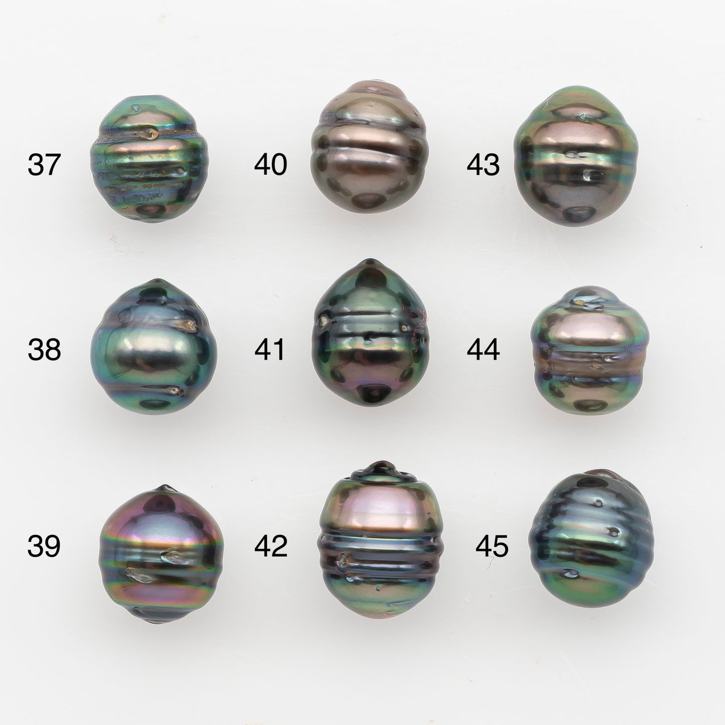 9-10mm Tahitian Pearl, Loose Undrilled with High Luster and Blemishes for Jewelry Making, SKU # 2886TH