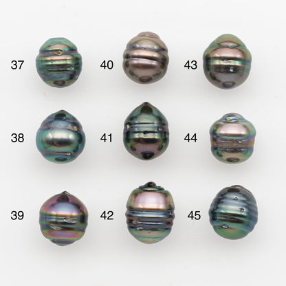 9-10mm Tahitian Pearl, Loose Undrilled with High Luster and Blemishes for Jewelry Making, SKU # 2886TH