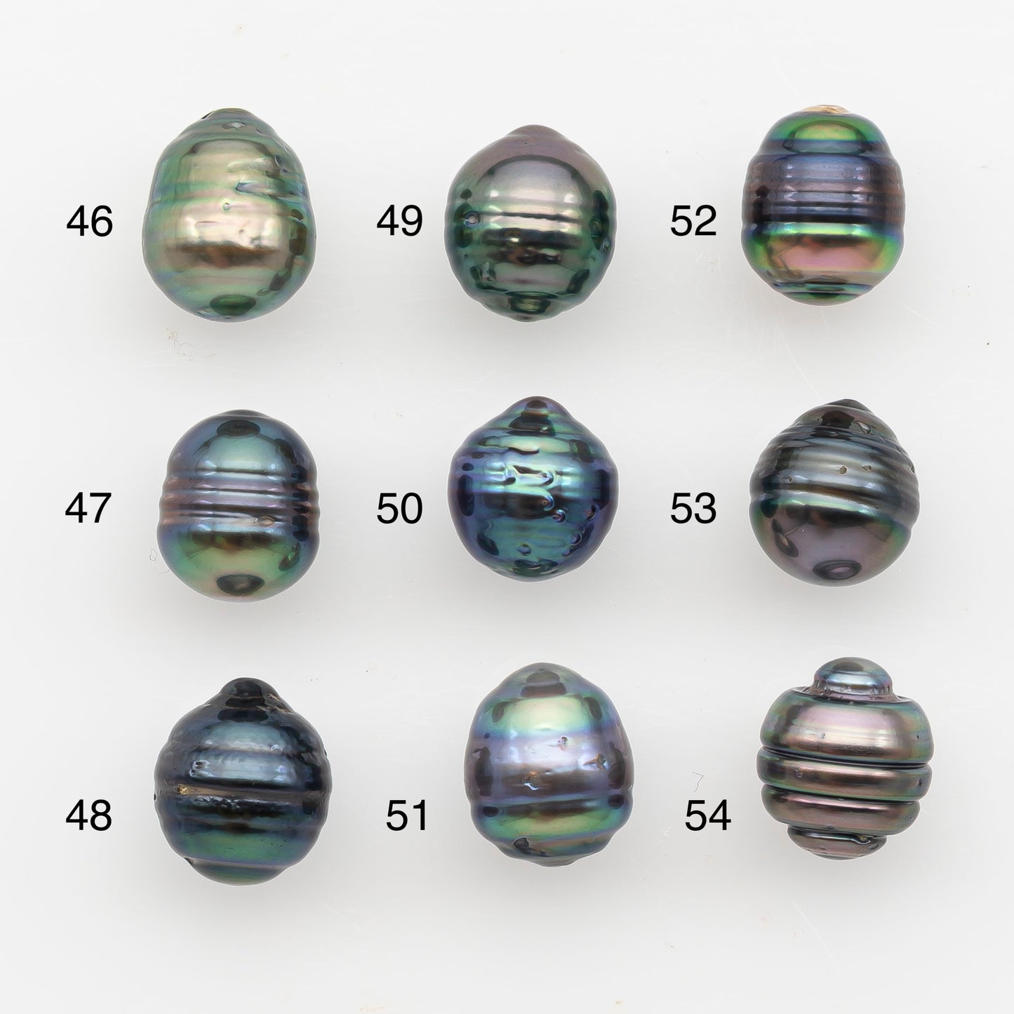 9-10mm Tahitian Pearl, Loose Undrilled with High Luster and Blemishes for Jewelry Making, SKU # 2886TH