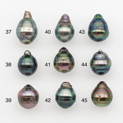 9-10mm Tahitian Pearl, Loose Undrilled with High Luster and Blemishes for Jewelry Making, SKU # 2887TH