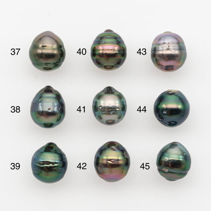 9-10mm Tahitian Pearl, Loose Undrilled with High Luster and Blemishes for Jewelry Making, SKU # 2888TH