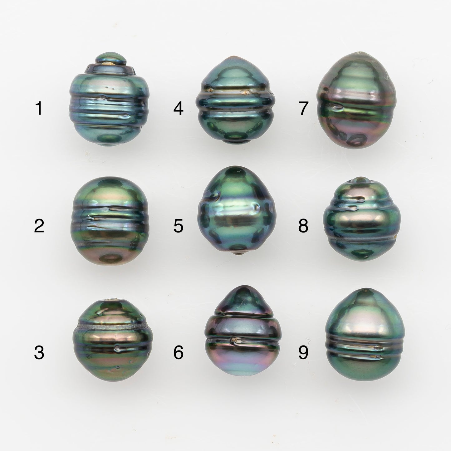10-11mm Tahitian Pearl, Loose Undrilled with High Luster and Blemishes for Jewelry Making, SKU # 2889TH