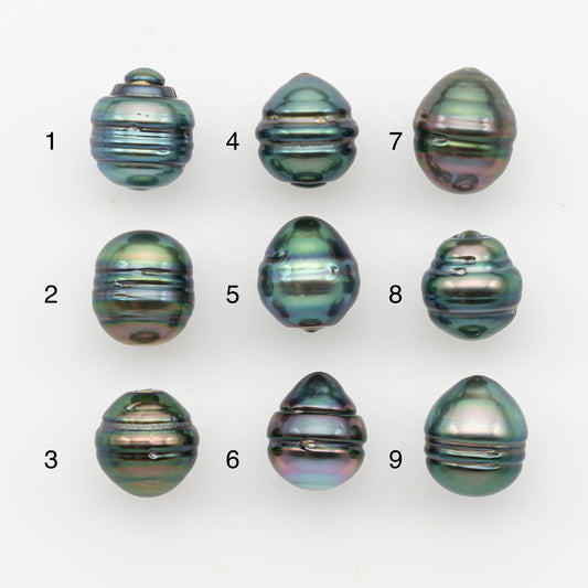 10-11mm Tahitian Pearl, Loose Undrilled with High Luster and Blemishes for Jewelry Making, SKU # 2889TH