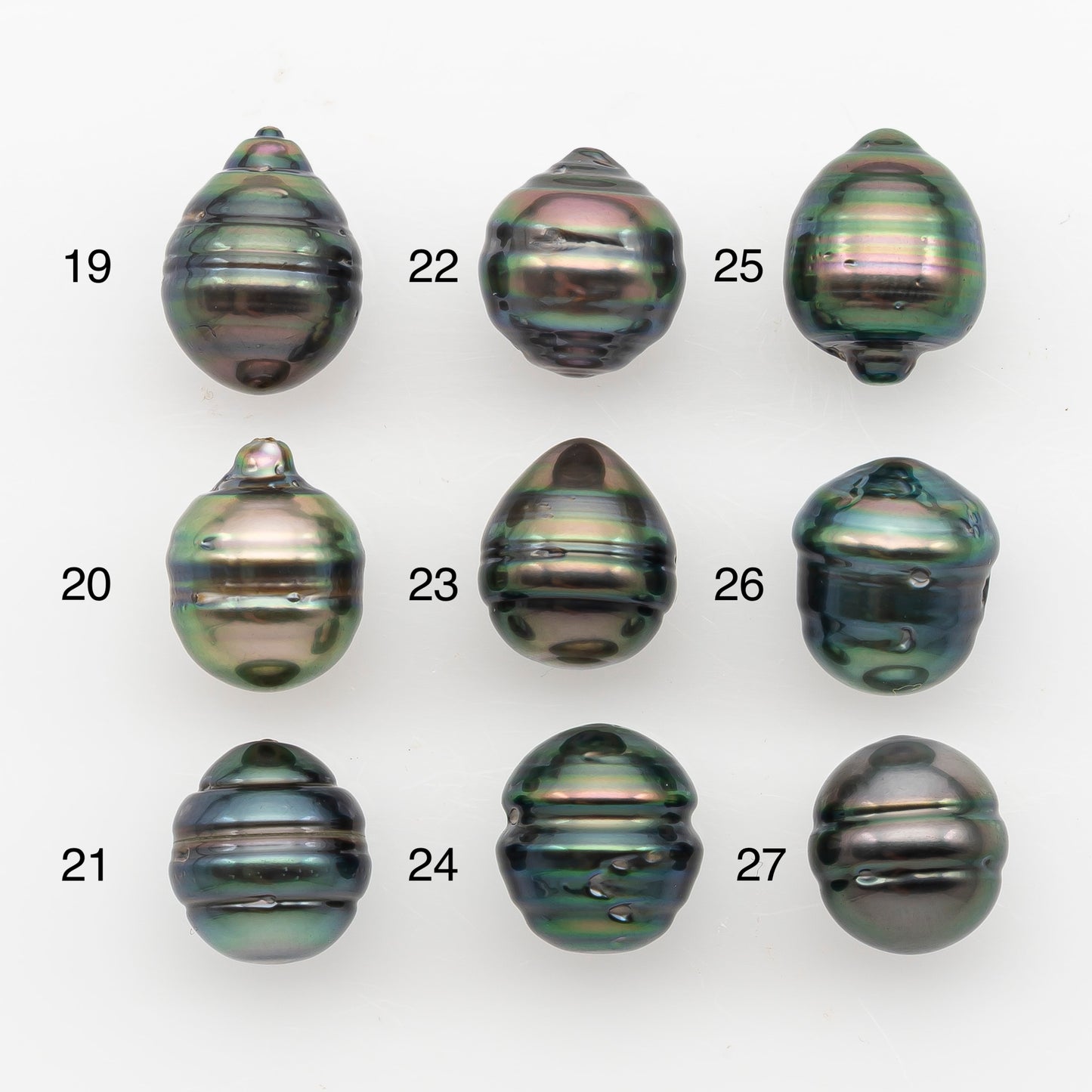 10-11mm Tahitian Pearl, Loose Undrilled with High Luster and Blemishes for Jewelry Making, SKU # 2889TH