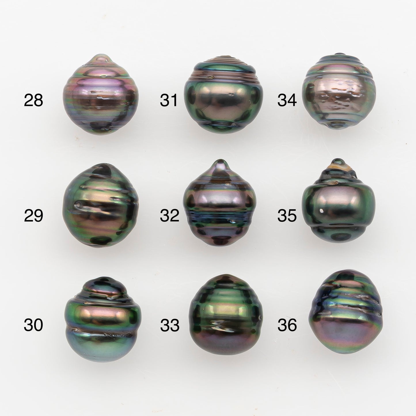 10-11mm Tahitian Pearl, Loose Undrilled with High Luster and Blemishes for Jewelry Making, SKU # 2889TH