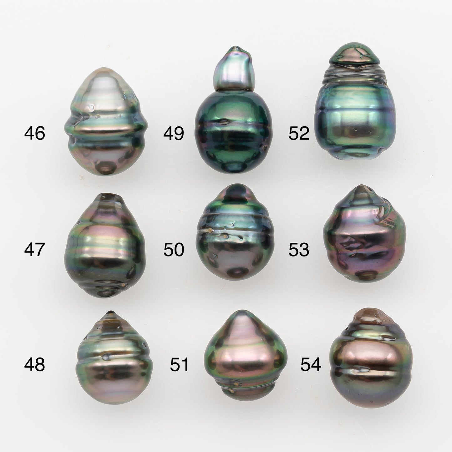 10-11mm Tahitian Pearl, Loose Undrilled with High Luster and Blemishes for Jewelry Making, SKU # 2889TH
