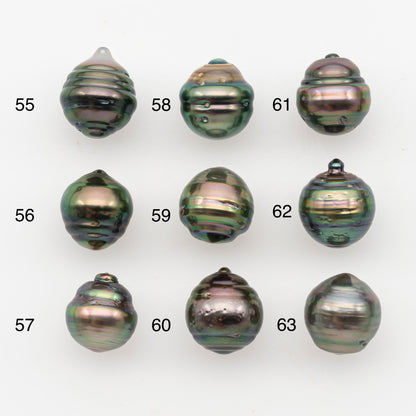 10-11mm Tahitian Pearl, Loose Undrilled with High Luster and Blemishes for Jewelry Making, SKU # 2889TH