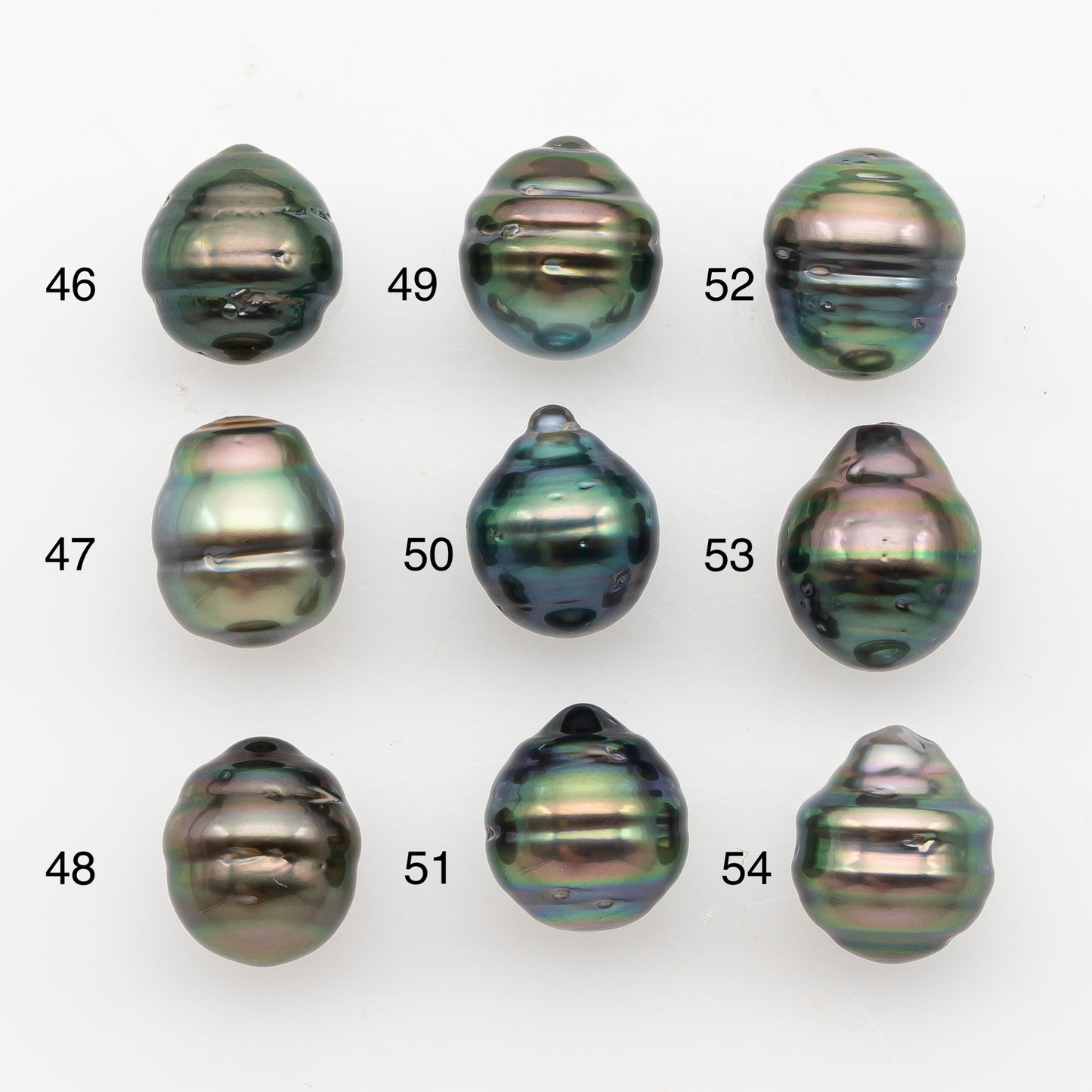 10-11mm Tahitian Pearl, Loose Undrilled with High Luster and Blemishes for Jewelry Making, SKU # 2890TH