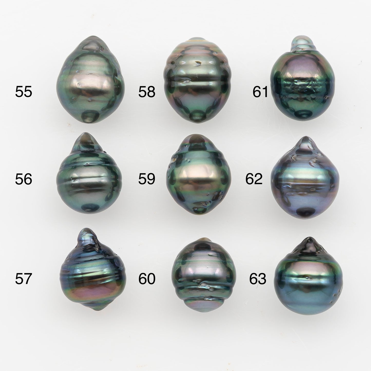 10-11mm Tahitian Pearl, Loose Undrilled with High Luster and Blemishes for Jewelry Making, SKU # 2890TH