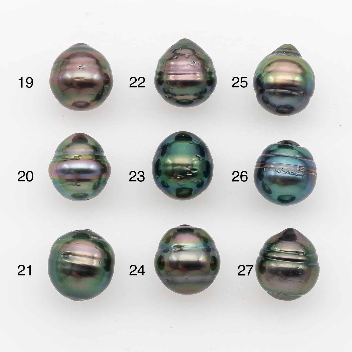 10-11mm Tahitian Pearl, Loose Undrilled with High Luster and Blemishes for Jewelry Making, SKU # 2891TH