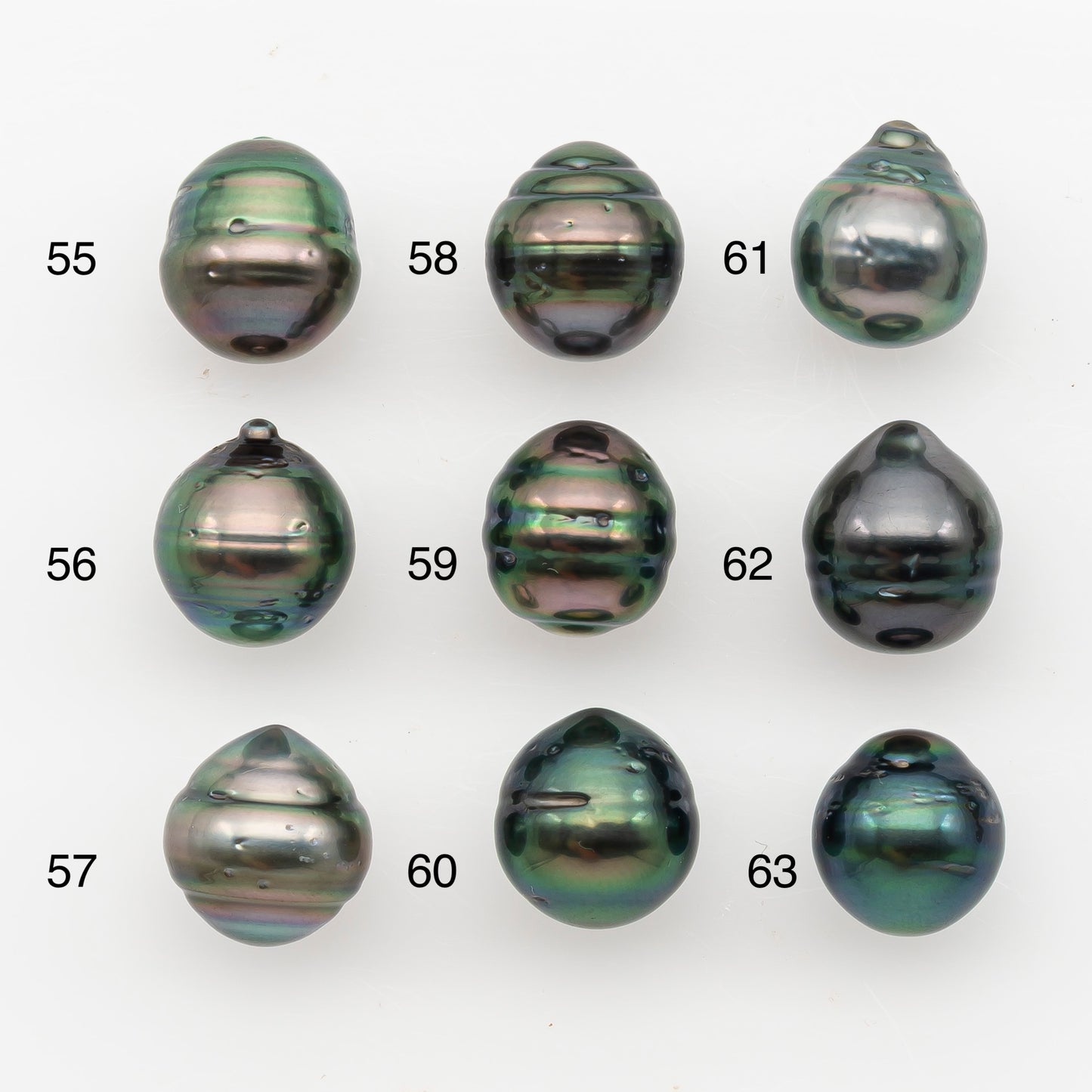 10-11mm Tahitian Pearl, Loose Undrilled with High Luster and Blemishes for Jewelry Making, SKU # 2891TH