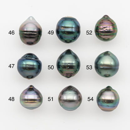 10-11mm Tahitian Pearl, Loose Undrilled with High Luster and Blemishes for Jewelry Making, SKU # 2892TH