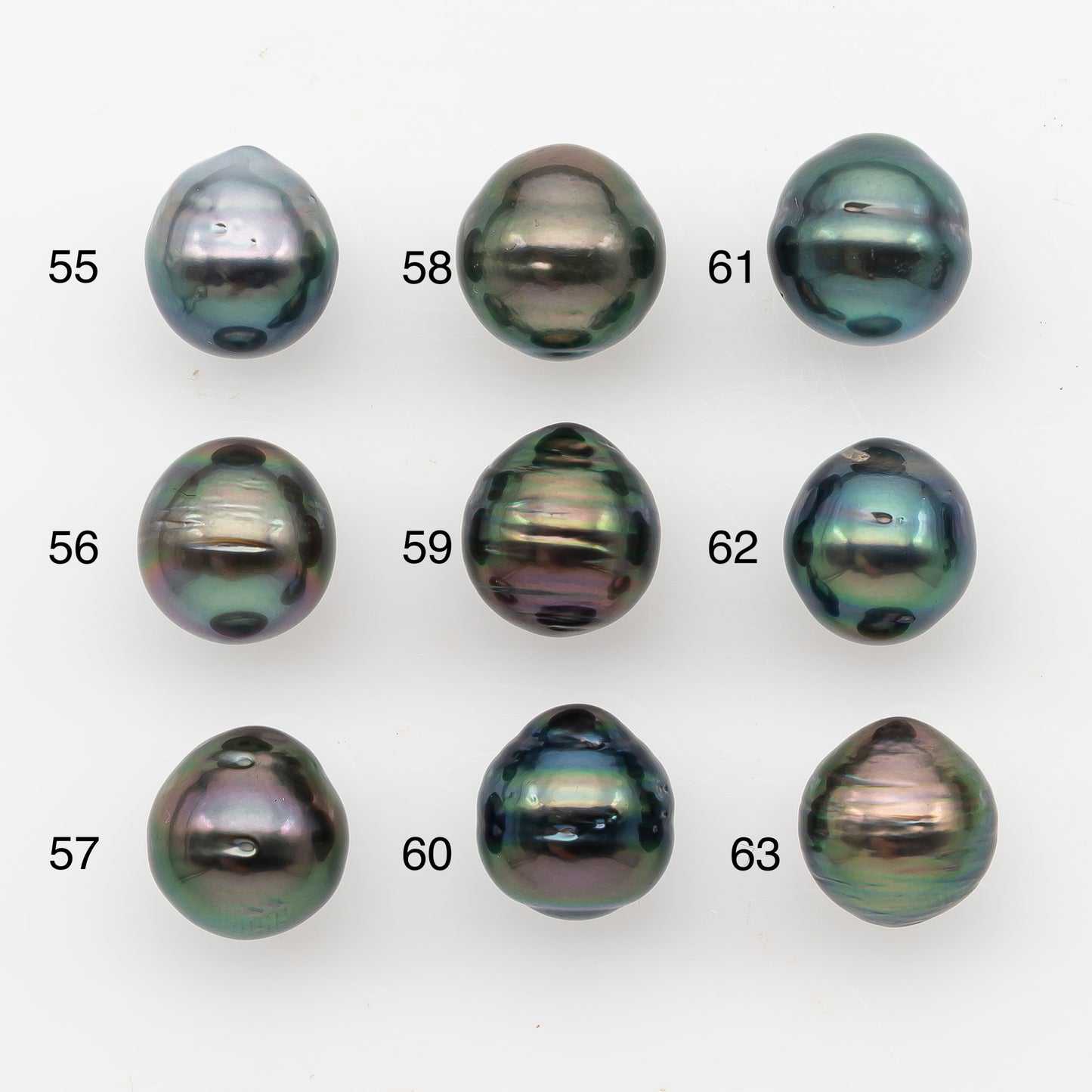 10-11mm Tahitian Pearl, Loose Undrilled with High Luster and Blemishes for Jewelry Making, SKU # 2892TH