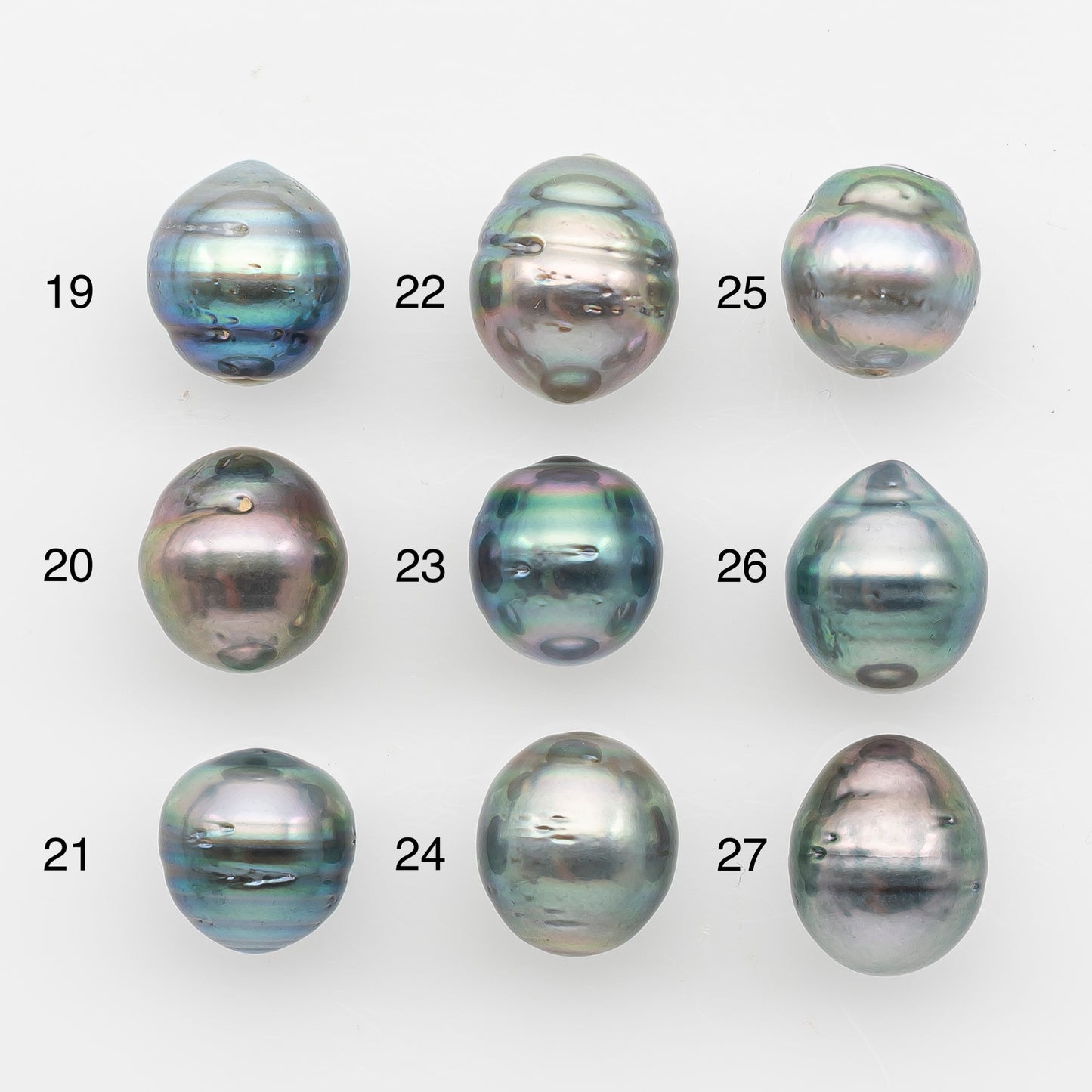 10-11mm Tahitian Pearl, Loose Undrilled with High Luster and Blemishes for Jewelry Making, SKU # 2893TH
