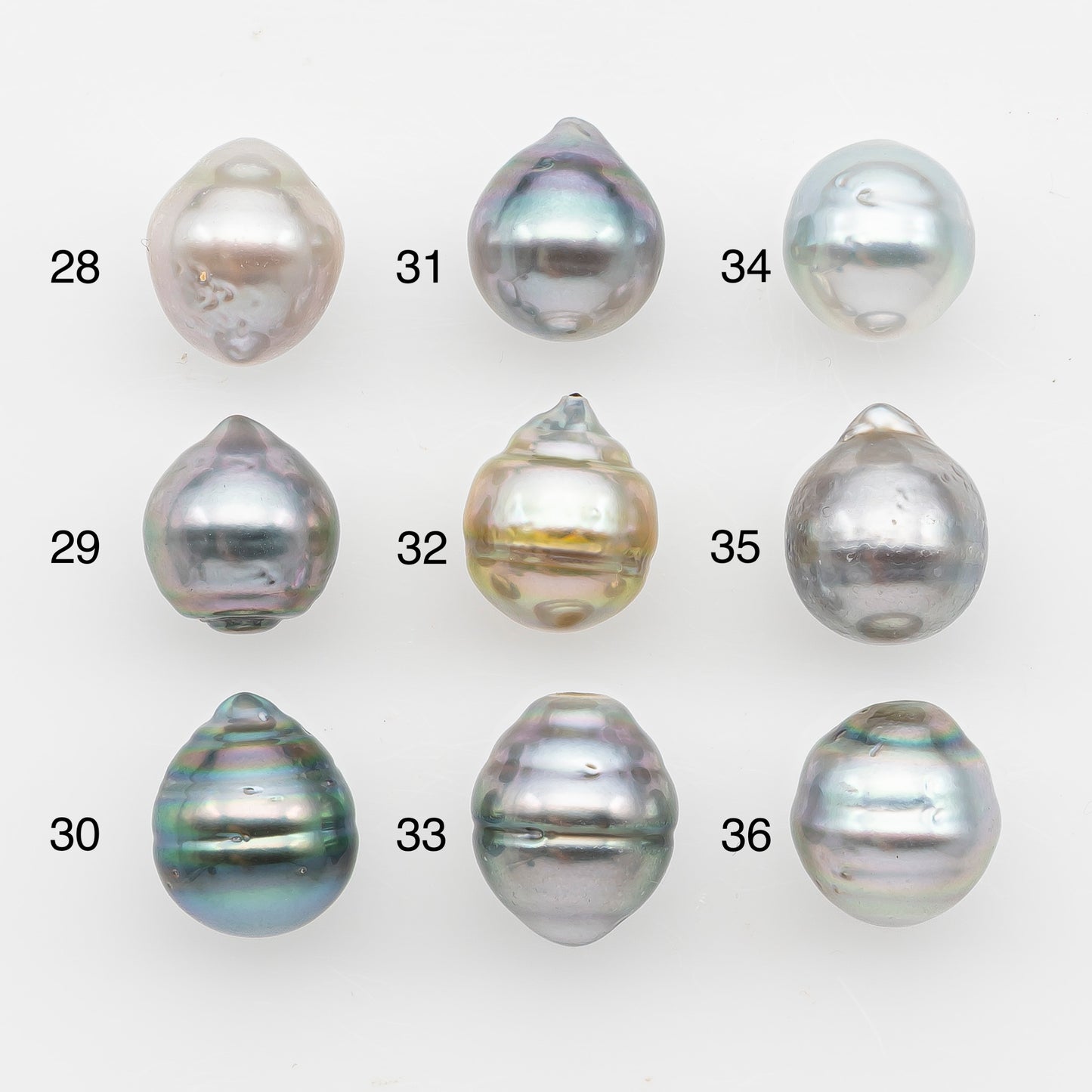 10-11mm Tahitian Pearl, Loose Undrilled with High Luster and Blemishes for Jewelry Making, SKU # 2893TH